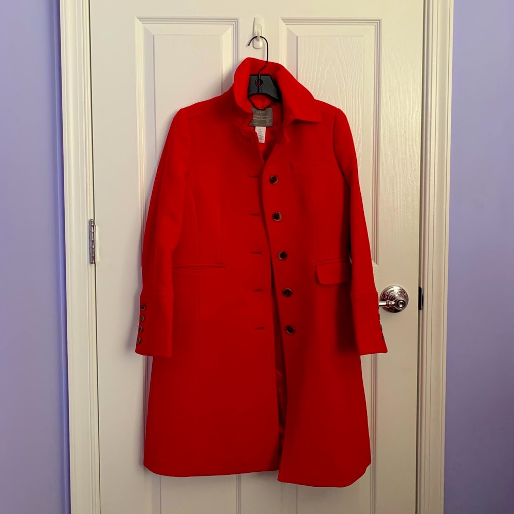 J.crew Red Insulated Jacket